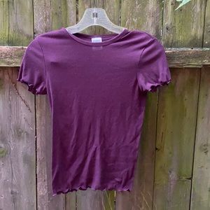 Victoria’s Secret purple ribbed top sz. XS